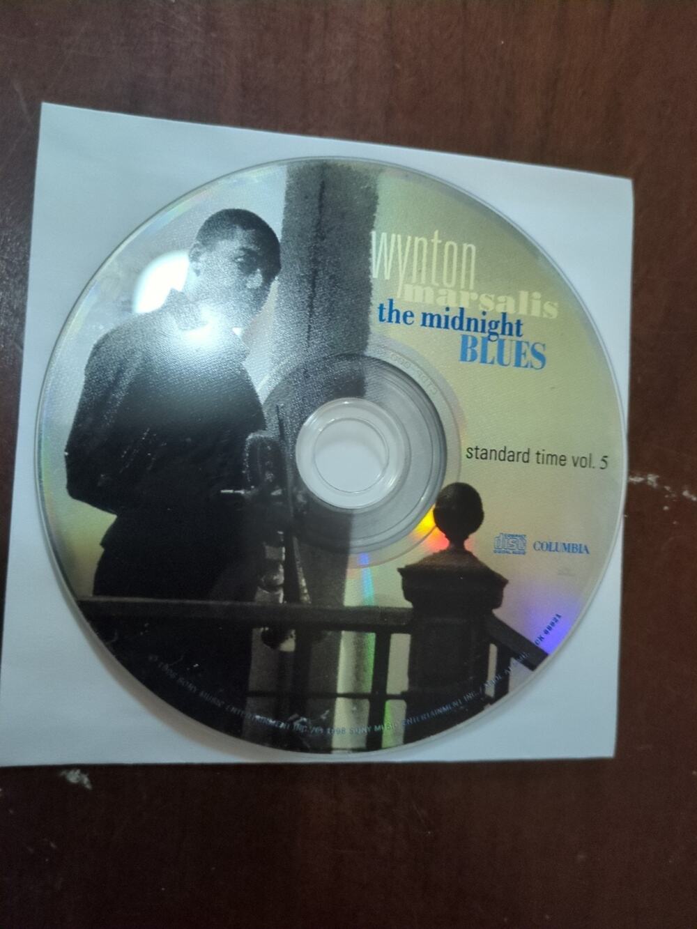 Wynton Marsalis the Midnight Blues Standard Time Vol. 5 CD disc only